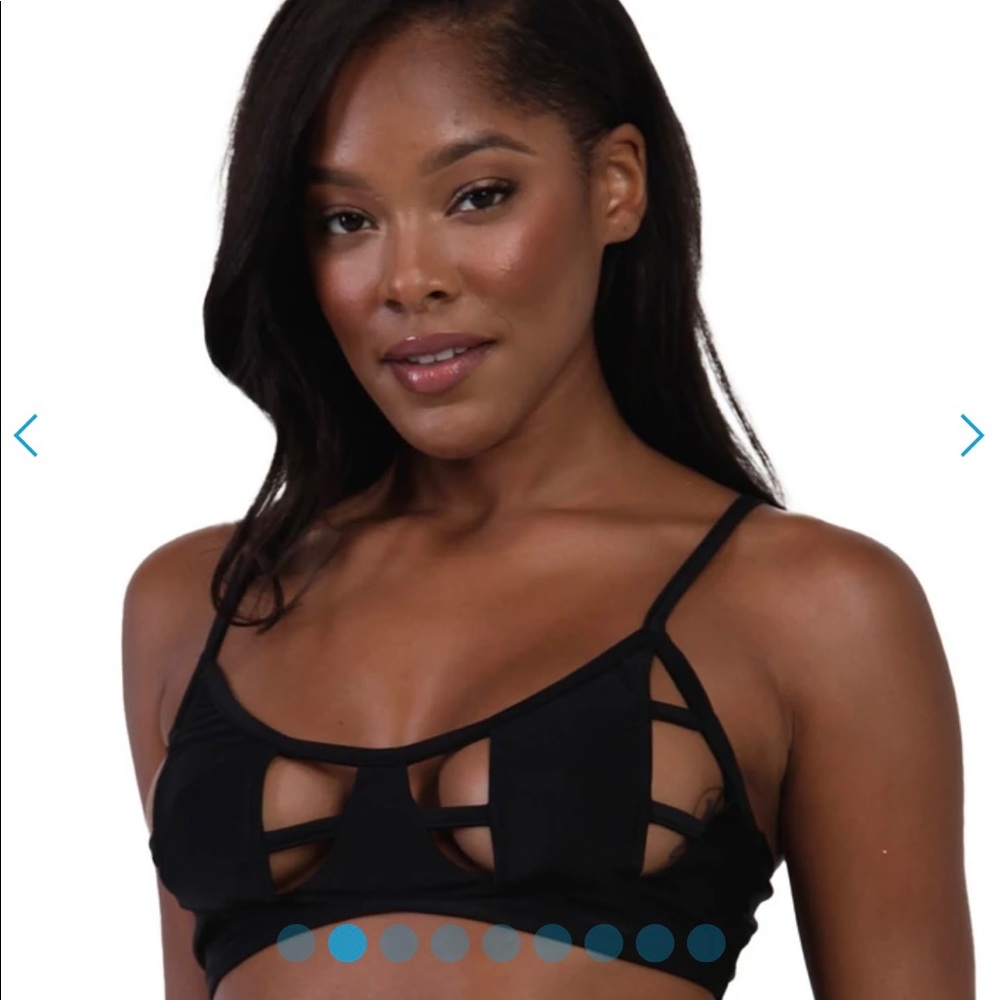 iHeartRaves Strappy Crop Top Rave Bra - Like New!